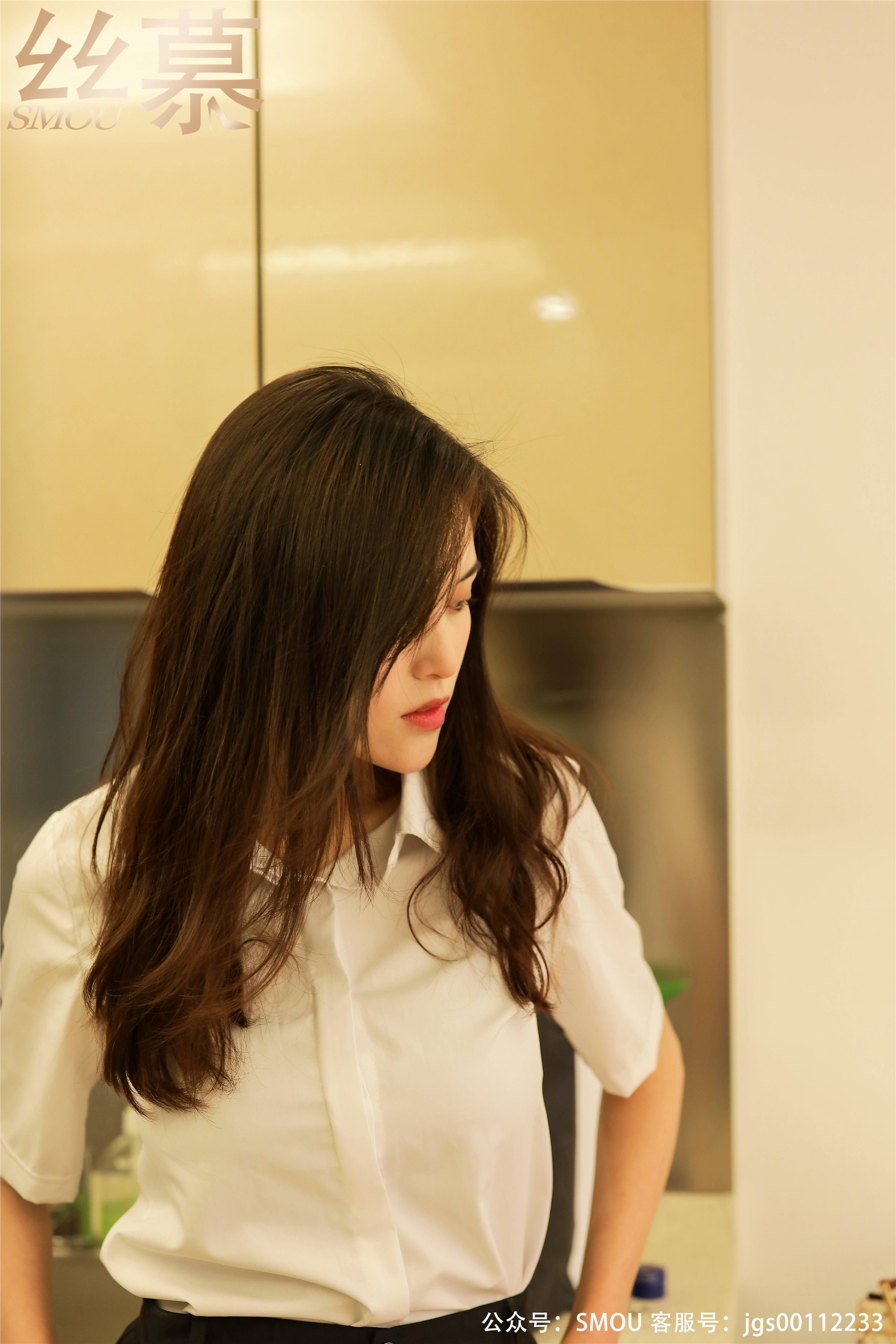 丝慕写真 SM451 天天一元 模特：泡芙《裤里丝小tip》